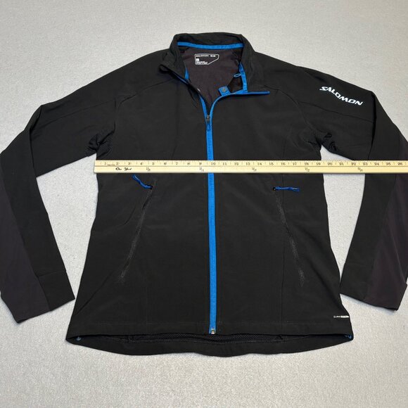 Salomon ClimaWind Full Zip-Up Long Sleeve Jacket (Black) Women's Size Large - Picture 5 of 10